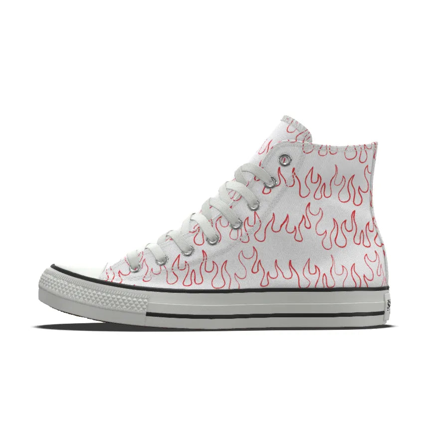 Converse By You x Stranger Things Chuck Taylor All Star Lienzo Llamas