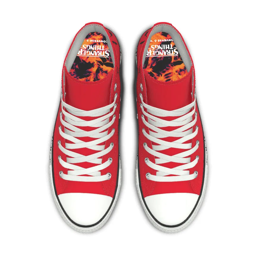 Converse By You x Stranger Things Chuck Taylor All Star Lienzo Llamas