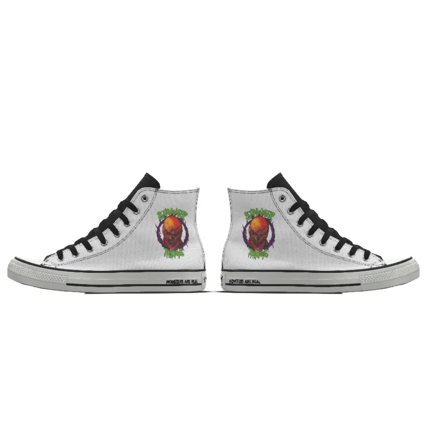 Converse By You x Stranger Things Chuck Taylor All Star Blanco Lengüeta Negra