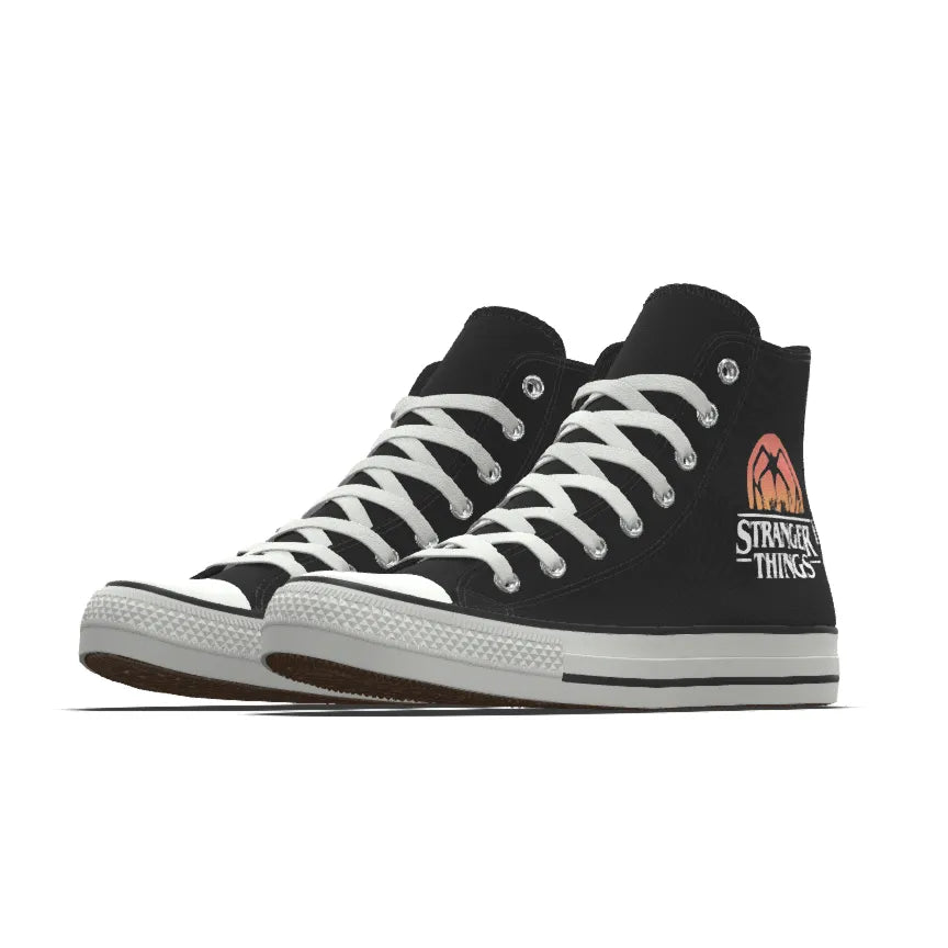 Converse By You x Stranger Things Chuck Taylor All Star Negro Cordones Blancos