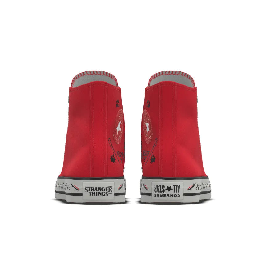 Converse By You x Stranger Things Chuck Taylor All Star Lienzo Llamas