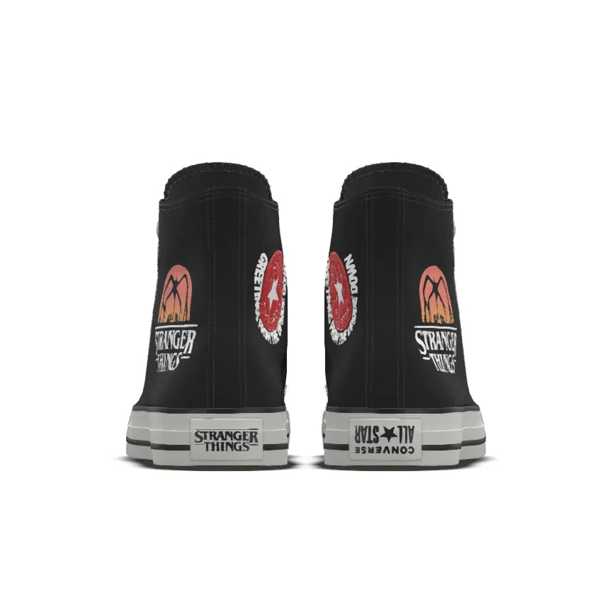 Converse By You x Stranger Things Chuck Taylor All Star Negro Cordones Blancos