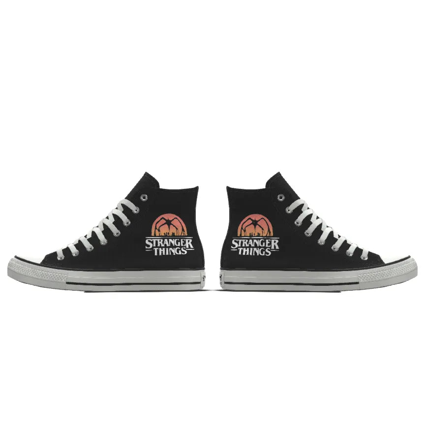 Converse By You x Stranger Things Chuck Taylor All Star Negro Cordones Blancos