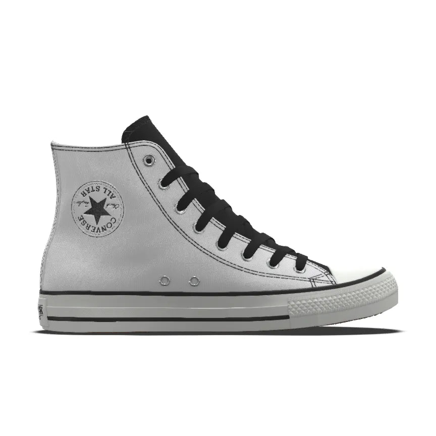 Converse By You x Stranger Things Chuck Taylor All Star Blanco Lengüeta Negra