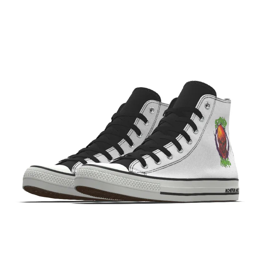 Converse By You x Stranger Things Chuck Taylor All Star Blanco Lengüeta Negra
