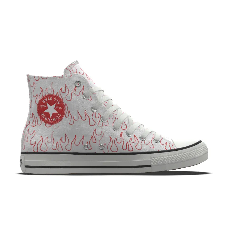 Converse By You x Stranger Things Chuck Taylor All Star Lienzo Llamas