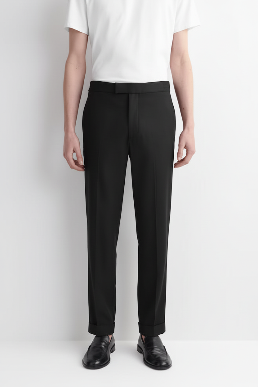 Vista Frontal Pantalón Negro