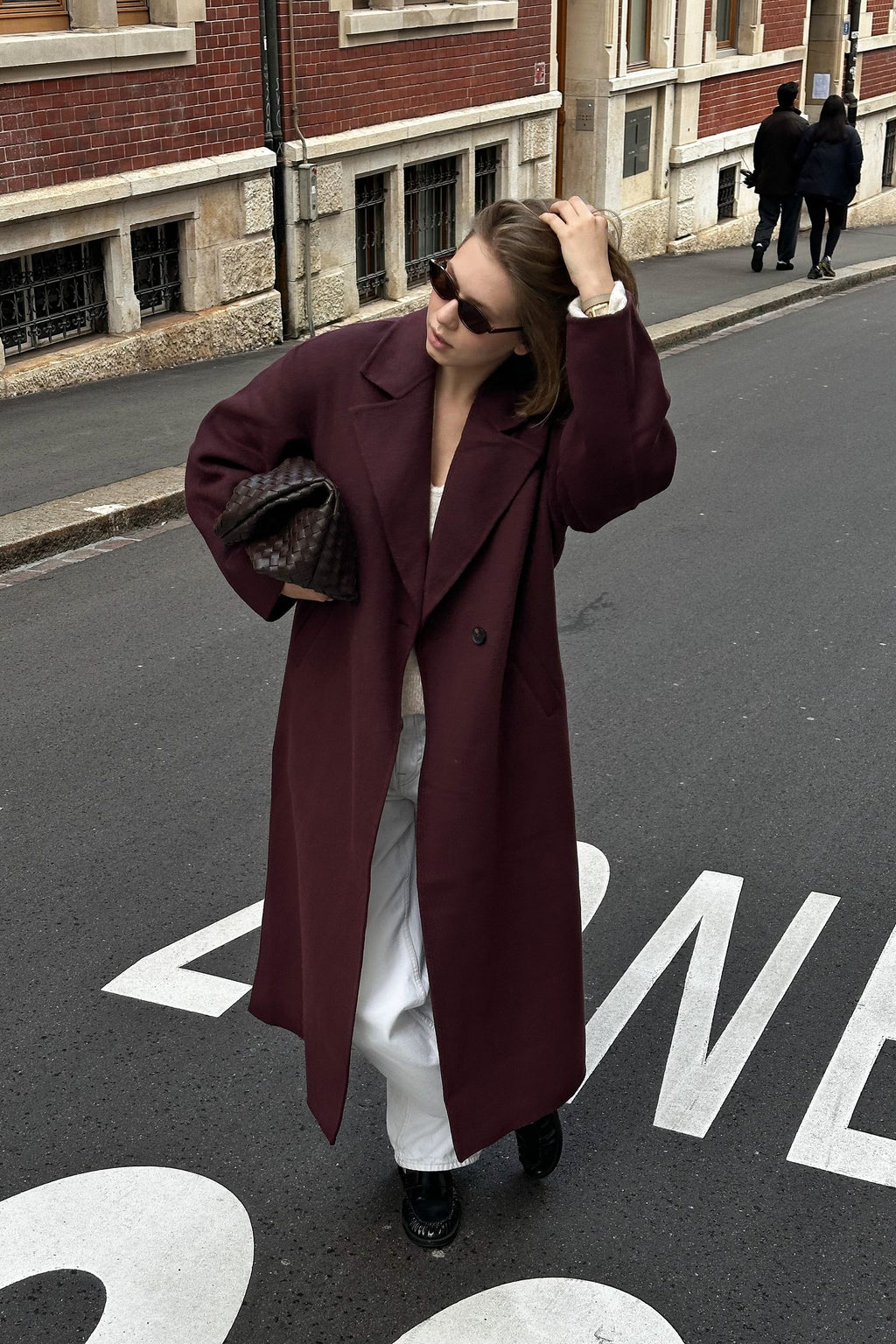 Abrigo Oversize Burdeos NA KD