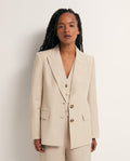 Chaqueta de Lino Beige